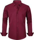 Top Selling Men's Dress Shirt Long Sleeve Autumn Without Pocket Casual Business Social No ironing Stretch Office Party Wedding