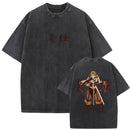 Vintage Demon Slayer Kokushibo Double-Sided Tee – High-Quality & Stylish
