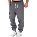 Men’s Athletic Pants – Elastic Waist Drawstring Casual Trousers
