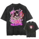 Demon Slayer Uzui Tengen Graphic Tee – Vintage Washed & Stylish