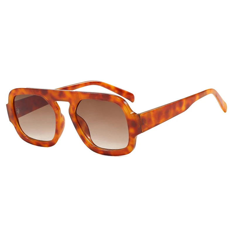 2025 Retro Square Sunglasses – Bold Style, Timeless Protection