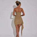 Silver Sparkle Party Mini Dress – Shine All Night