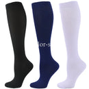 3 Pairs Knee-High Compression Socks – Relief & Support
