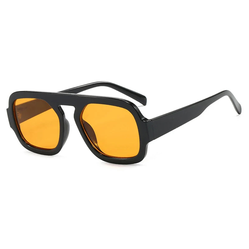 2025 Retro Square Sunglasses – Bold Style, Timeless Protection