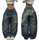 Retro Hip-Hop Baggy Jeans – Y2K Streetwear Trend
