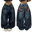Retro Hip-Hop Baggy Jeans – Y2K Streetwear Trend