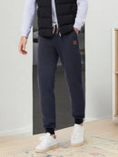 Men’s Athletic Pants – Elastic Waist Drawstring Casual Trousers