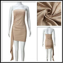 Silver Sparkle Party Mini Dress – Shine All Night