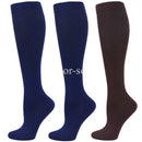 3 Pairs Knee-High Compression Socks – Relief & Support