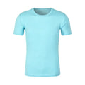 Quick drying T-shirt Unisex Short Sleeve Sport T Shirt Trainer Running T-Shirt Solid Color Breathable Women Men Tee Top S to 4XL