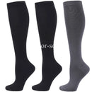 3 Pairs Knee-High Compression Socks – Relief & Support