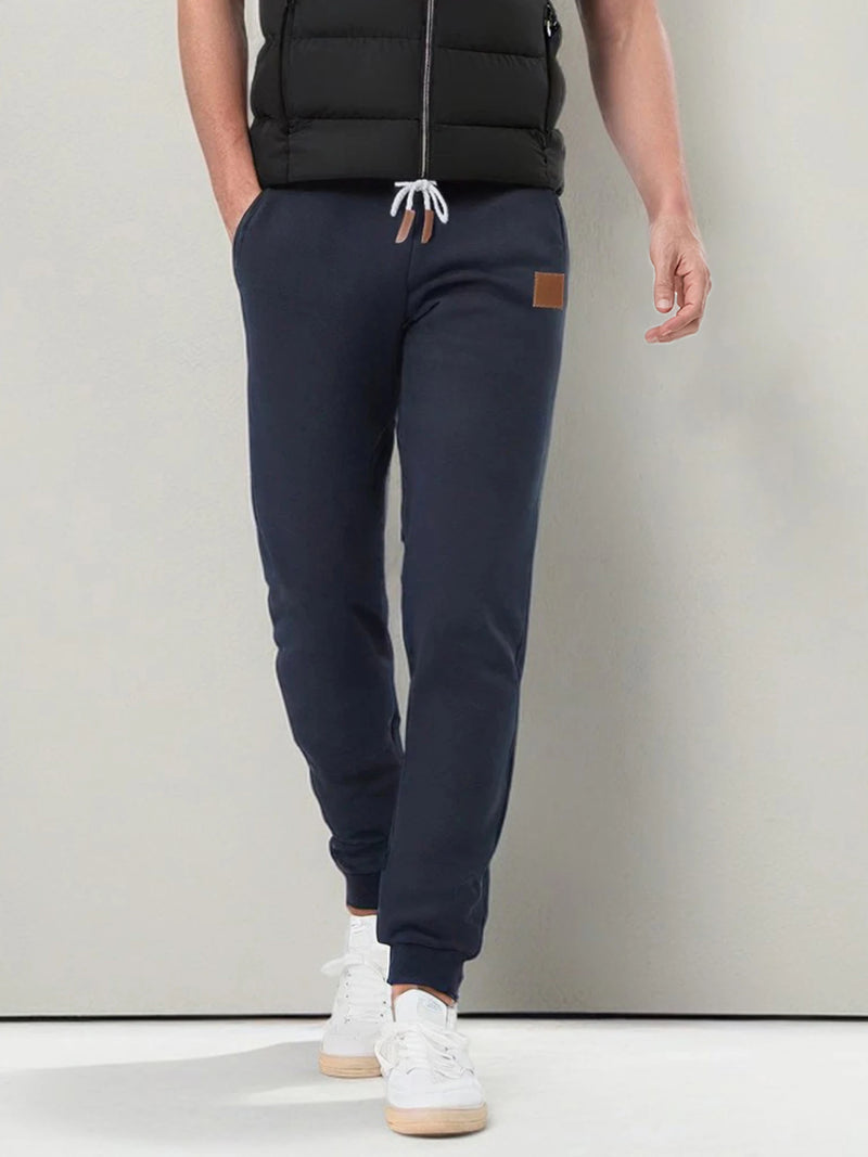 Men’s Athletic Pants – Elastic Waist Drawstring Casual Trousers