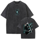 Vintage Demon Slayer Kokushibo Double-Sided Tee – High-Quality & Stylish