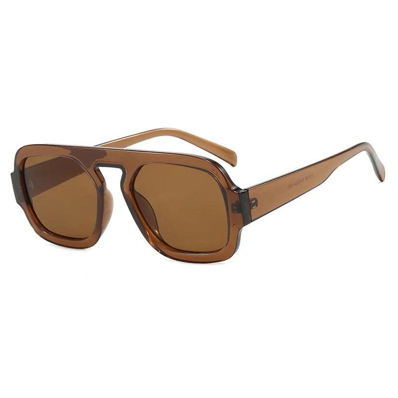 2025 Retro Square Sunglasses – Bold Style, Timeless Protection