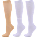 3 Pairs Knee-High Compression Socks – Relief & Support