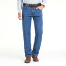 Loose Fit Cotton Denim Jeans – Classic Summer Style for Men