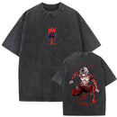 Vintage Demon Slayer Kokushibo Double-Sided Tee – High-Quality & Stylish