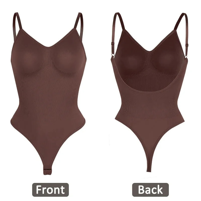 Backless Seamless Bodysuit – Sexy & Sculpted