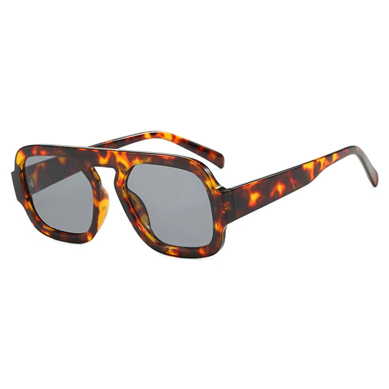 2025 Retro Square Sunglasses – Bold Style, Timeless Protection