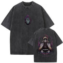 Vintage Demon Slayer Kokushibo Double-Sided Tee – High-Quality & Stylish