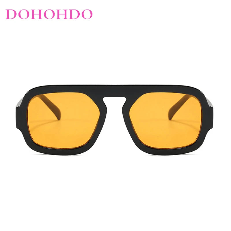 2025 Retro Square Sunglasses – Bold Style, Timeless Protection
