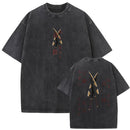Vintage Demon Slayer Kokushibo Double-Sided Tee – High-Quality & Stylish