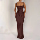 2025 Autumn-Winter Lace-Up Suspender Dress – Trendy & Chic