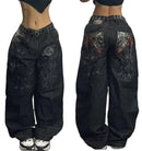 Retro Hip-Hop Baggy Jeans – Y2K Streetwear Trend