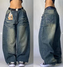 Retro Hip-Hop Baggy Jeans – Y2K Streetwear Trend