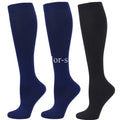 3Pairs Compression Socks Knee High Varicose Veins Stockings Men Women Sport Socks Anti Fatigue Pain Relief Compression Stockings