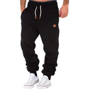 Men’s Athletic Pants – Elastic Waist Drawstring Casual Trousers