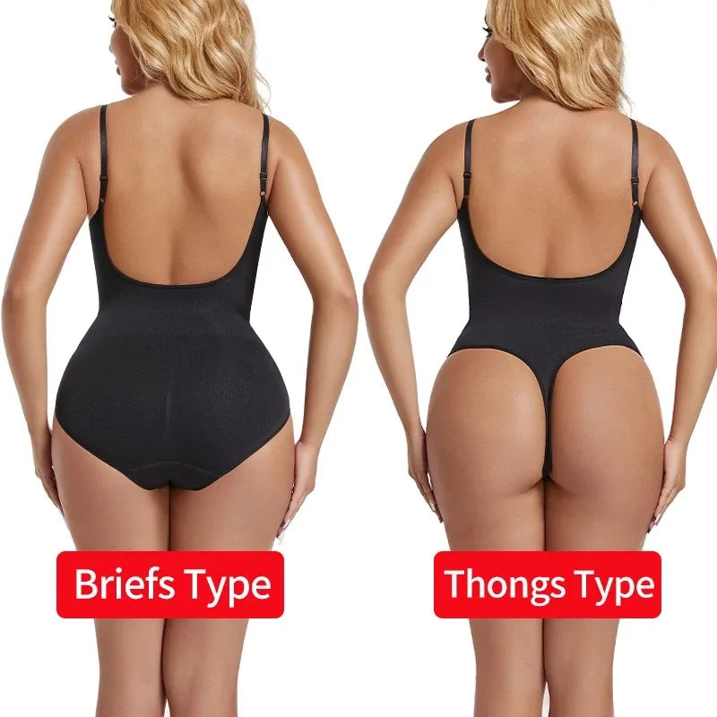 Backless Seamless Bodysuit – Sexy & Sculpted