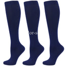 3 Pairs Knee-High Compression Socks – Relief & Support