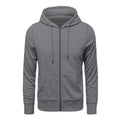 High quality Fashion Zip Hoodies Men Retro Harajuku Solid color Jacket High Street Zip Up Hoodie Casual Loose Sweatshirt Clothes