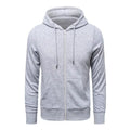High quality Fashion Zip Hoodies Men Retro Harajuku Solid color Jacket High Street Zip Up Hoodie Casual Loose Sweatshirt Clothes