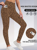 High-Waisted Sports Leggings with Pockets – Women's Workout Essential