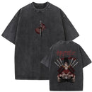 Vintage Demon Slayer Kokushibo Double-Sided Tee – High-Quality & Stylish