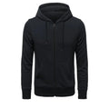 High quality Fashion Zip Hoodies Men Retro Harajuku Solid color Jacket High Street Zip Up Hoodie Casual Loose Sweatshirt Clothes