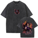 Vintage Demon Slayer Kokushibo Double-Sided Tee – High-Quality & Stylish